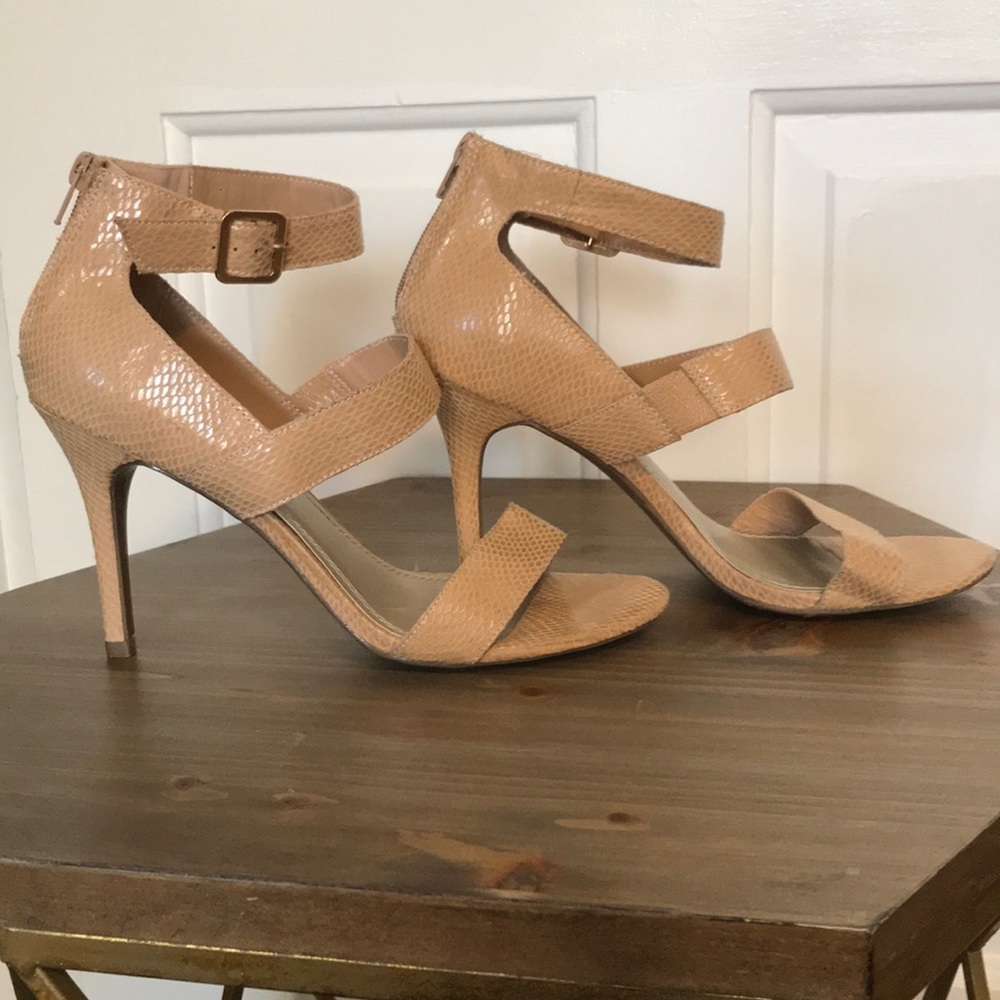 Strappy Nude Heels